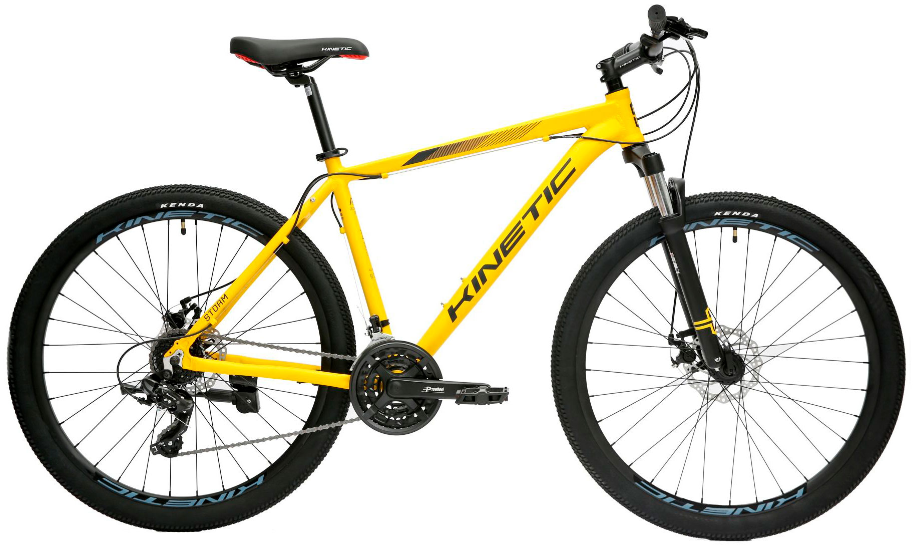 Фотография Велосипед Kinetic STORM 27,5" размер М рама 17" 2023 Желтый